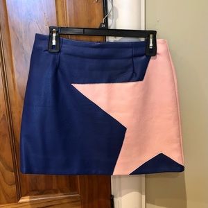 Signature 8 Faux Leather Skirt